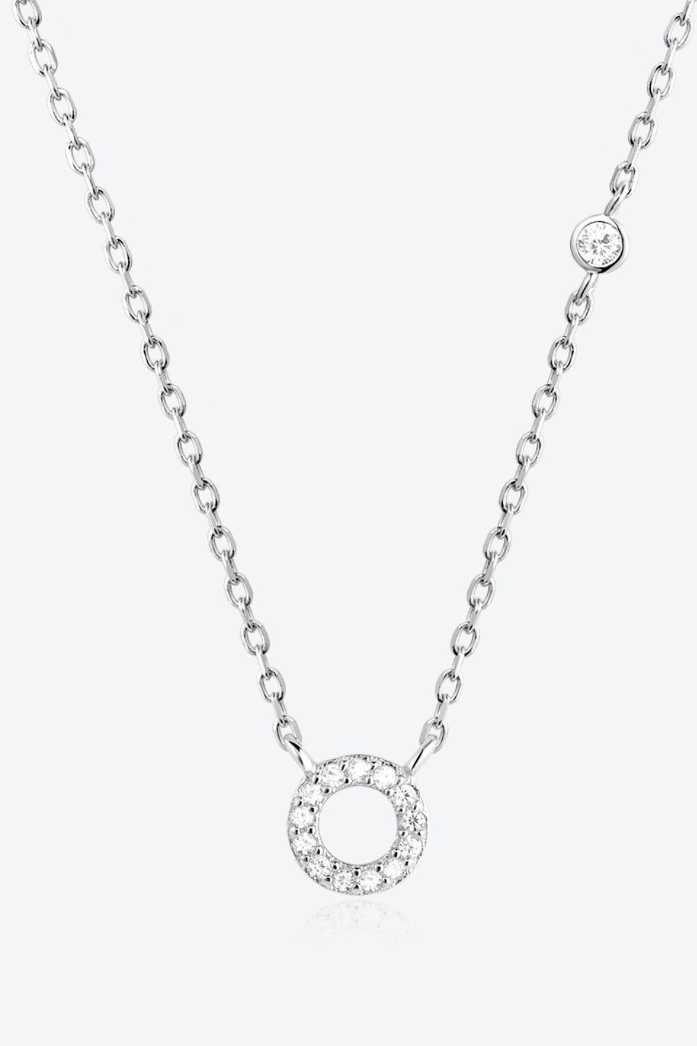 Classy L To P Pendant 925 Sterling Silver Necklace-MXSTUDIO.COM