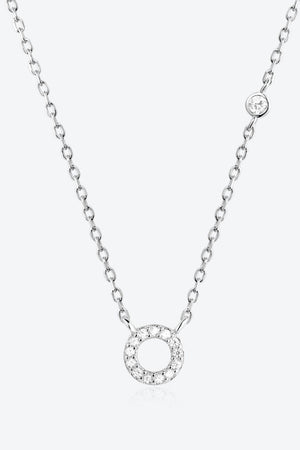 Classy L To P Pendant 925 Sterling Silver Necklace-MXSTUDIO.COM