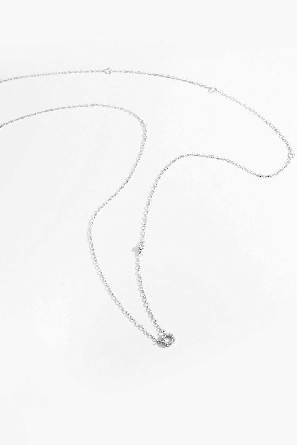 Classy L To P Pendant 925 Sterling Silver Necklace-MXSTUDIO.COM