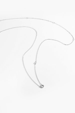 Classy L To P Pendant 925 Sterling Silver Necklace-MXSTUDIO.COM