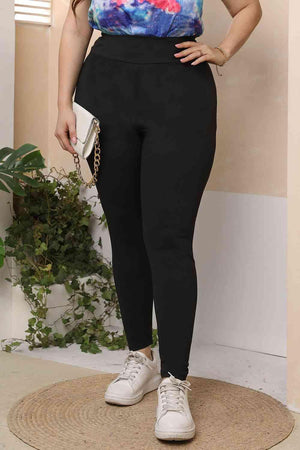 Classy Move Plus Size Black Skinny Pants - MXSTUDIO.COM