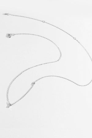 Classy Q To U Pendant 925 Sterling Silver Necklace-MXSTUDIO.COM