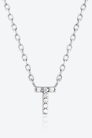 Classy Q To U Pendant 925 Sterling Silver Necklace-MXSTUDIO.COM