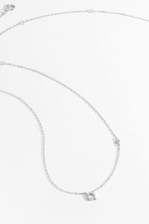 Classy Q To U Pendant 925 Sterling Silver Necklace-MXSTUDIO.COM