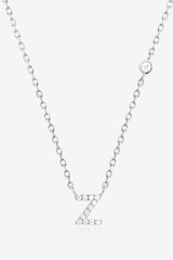 Classy V To Z Pendant 925 Sterling Silver Necklace-MXSTUDIO.COM