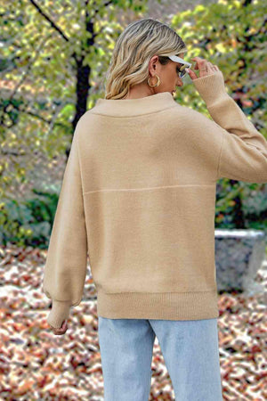 Cold Immunity Off Shoulder Sweater-MXSTUDIO.COM