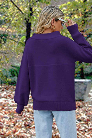 Cold Immunity Off Shoulder Sweater-MXSTUDIO.COM