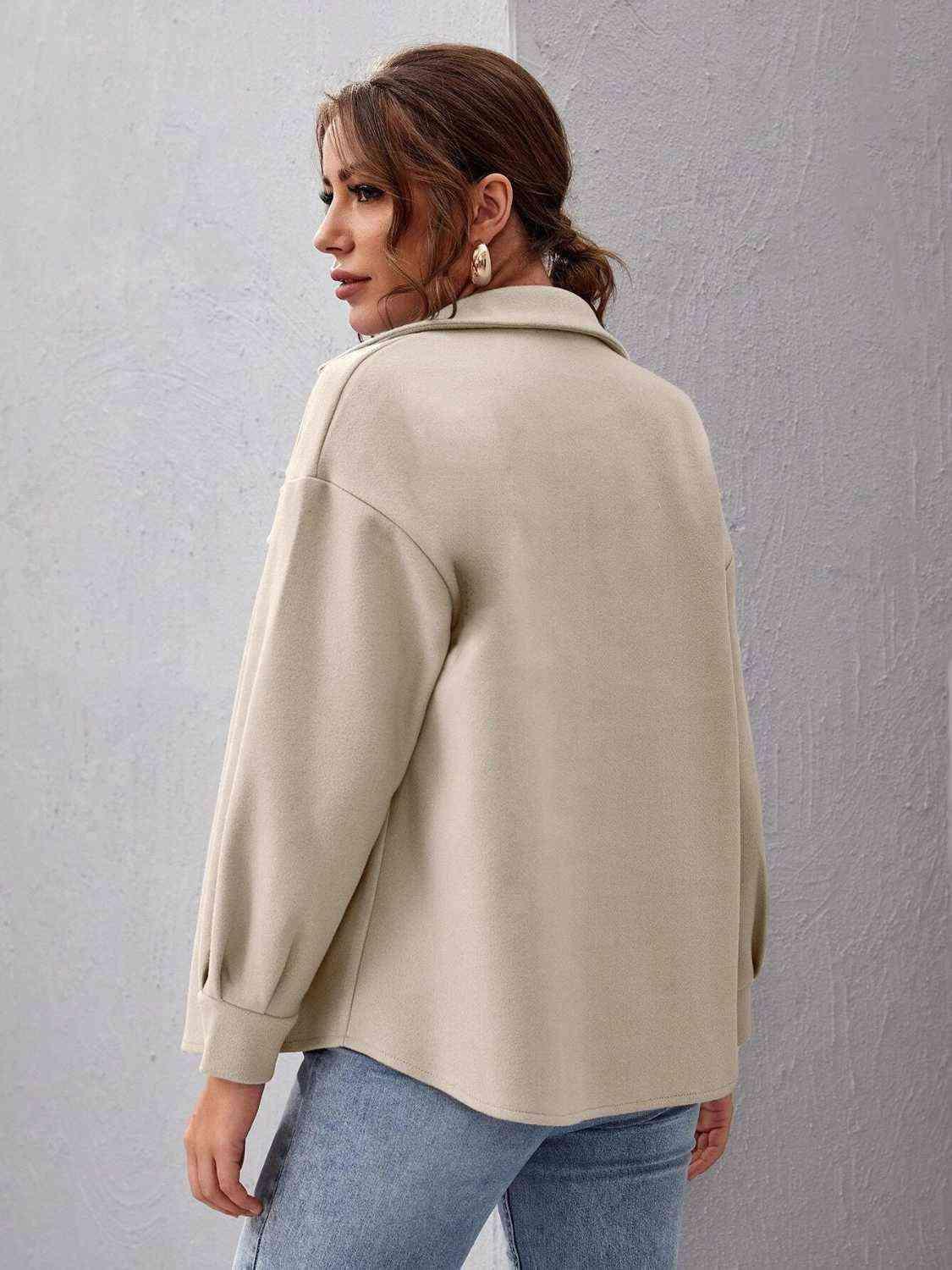 Cold Weather Must-Have Shacket With Pockets - MXSTUDIO.COM