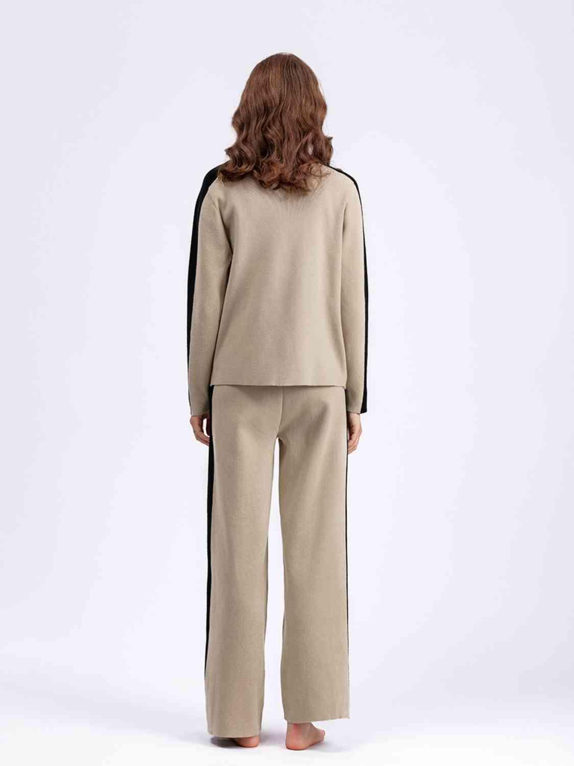 Cold Weather Outfit Matching Sweater and Pants Set-MXSTUDIO.COM