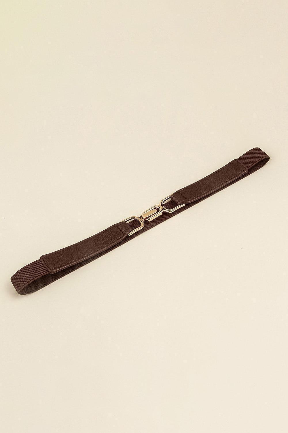 Comforting Alloy Buckle Women Elastic Waist Belt - MXSTUDIO.COM