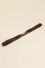 Comforting Alloy Buckle Women Elastic Waist Belt - MXSTUDIO.COM