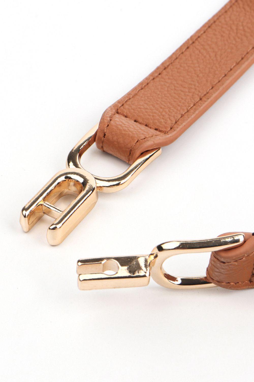 Comforting Alloy Buckle Women Elastic Waist Belt - MXSTUDIO.COM