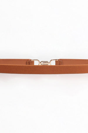 Comforting Alloy Buckle Women Elastic Waist Belt - MXSTUDIO.COM