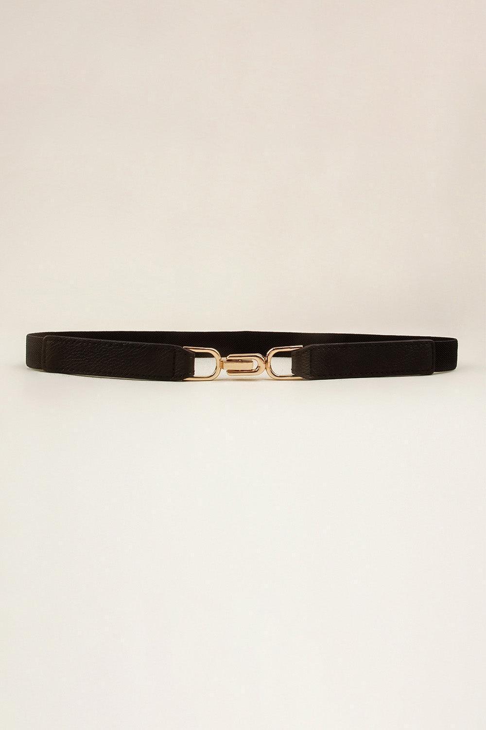 Comforting Alloy Buckle Women Elastic Waist Belt - MXSTUDIO.COM