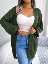 Comfy Fab Cable-Knit Cardigan - MXSTUDIO.COM