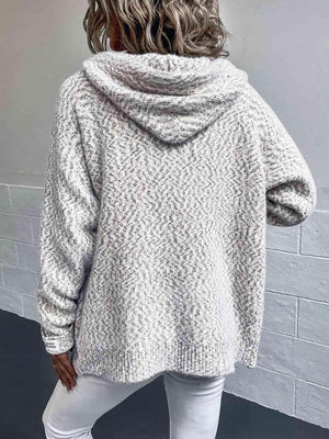 Comfy Urban Wear Hooded Zip Up Sweater-MXSTUDIO.COM