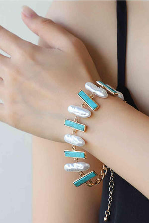 Complete Allure Alloy Turquoise Bracelet-MXSTUDIO.COM