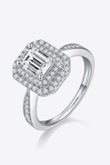 Complete Luxury Side Stone 1 Carat Moissanite Ring - MXSTUDIO.COM