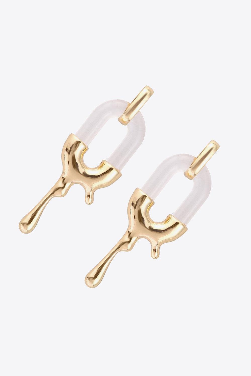 Compliments Rolling Contrast Zinc Alloy Fashion Earrings - MXSTUDIO.COM