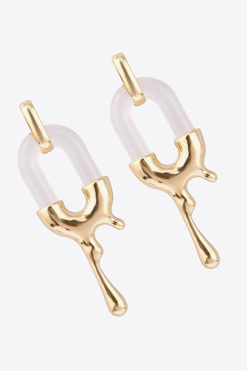 Compliments Rolling Contrast Zinc Alloy Fashion Earrings - MXSTUDIO.COM