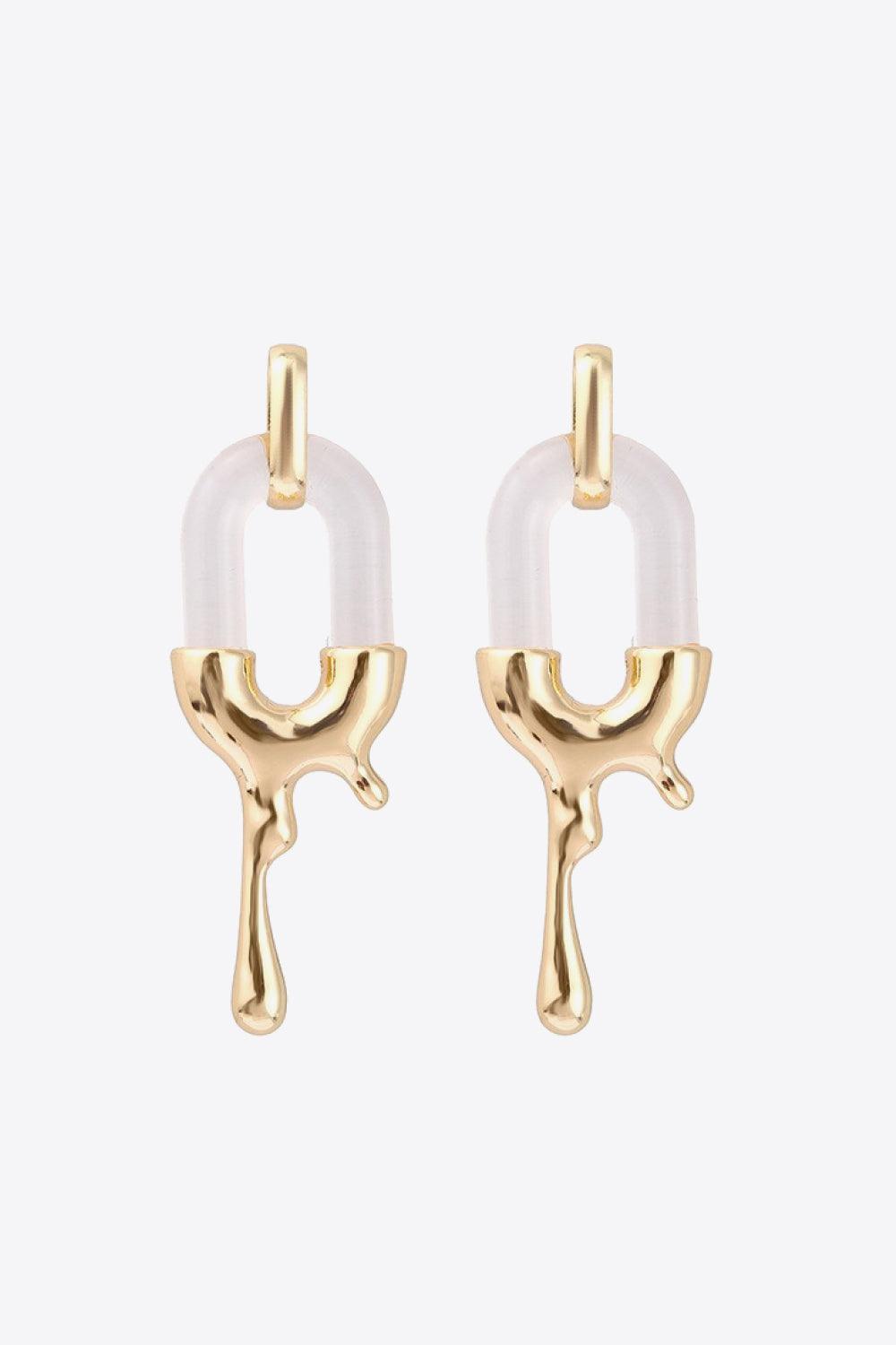 Compliments Rolling Contrast Zinc Alloy Fashion Earrings - MXSTUDIO.COM