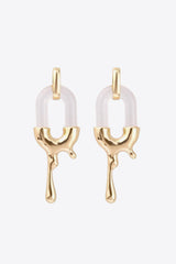 Compliments Rolling Contrast Zinc Alloy Fashion Earrings - MXSTUDIO.COM