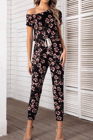 Contemporary Jumpsuit With Drawstring - MXSTUDIO.COM