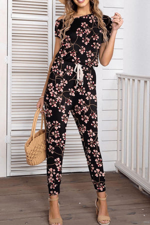 Contemporary Jumpsuit With Drawstring - MXSTUDIO.COM