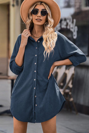 Cool As Cucumber Shirt Dress - MXSTUDIO.COM