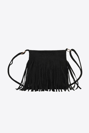 Coordination Friendly PU Leather Fringe Crossbody Bag - MXSTUDIO.COM