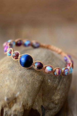 Cordial Imperial Jasper & Natural Stone Bead Bracelet-MXSTUDIO.COM