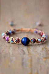 Cordial Imperial Jasper & Natural Stone Bead Bracelet-MXSTUDIO.COM