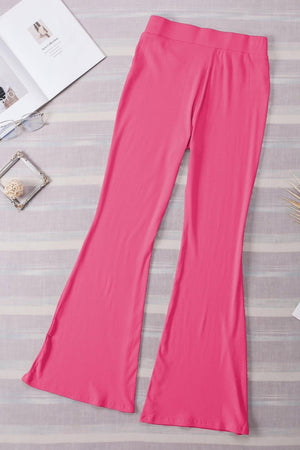 a pair of pink pants sitting on top of a table