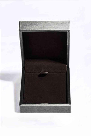 Crown Shape Pendant Lab-Grown Sapphire Necklace-MXSTUDIO.COM