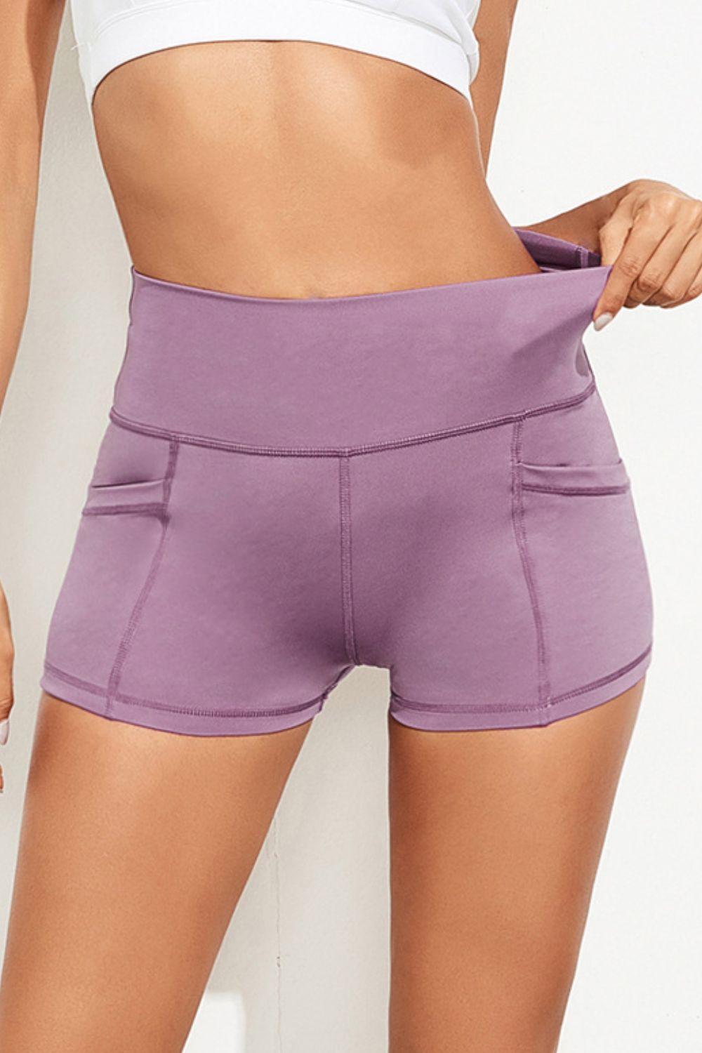 Curve Contouring High Waist Yoga Shorts - MXSTUDIO.COM