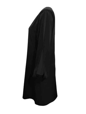 a black robe is shown on a white background