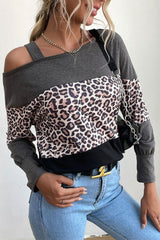 Dare To Be Different Long Sleeve Cold Shoulder Top - MXSTUDIO.COM