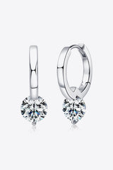 Dash Of Luck 2 Carat Moissanite Drop Earrings - MXSTUDIO.COM