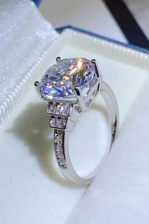 Dear To You 925 Sterling Silver 5 Carat Moissanite Ring - MXSTUDIO.COM