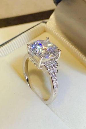 Dear To You 925 Sterling Silver 5 Carat Moissanite Ring - MXSTUDIO.COM