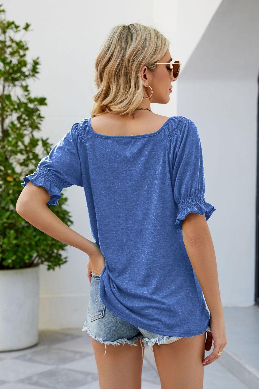 Decide The Vibe Half Sleeve Off Shoulder Blouse - MXSTUDIO.COM