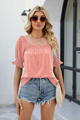 Decide The Vibe Half Sleeve Off Shoulder Blouse - MXSTUDIO.COM