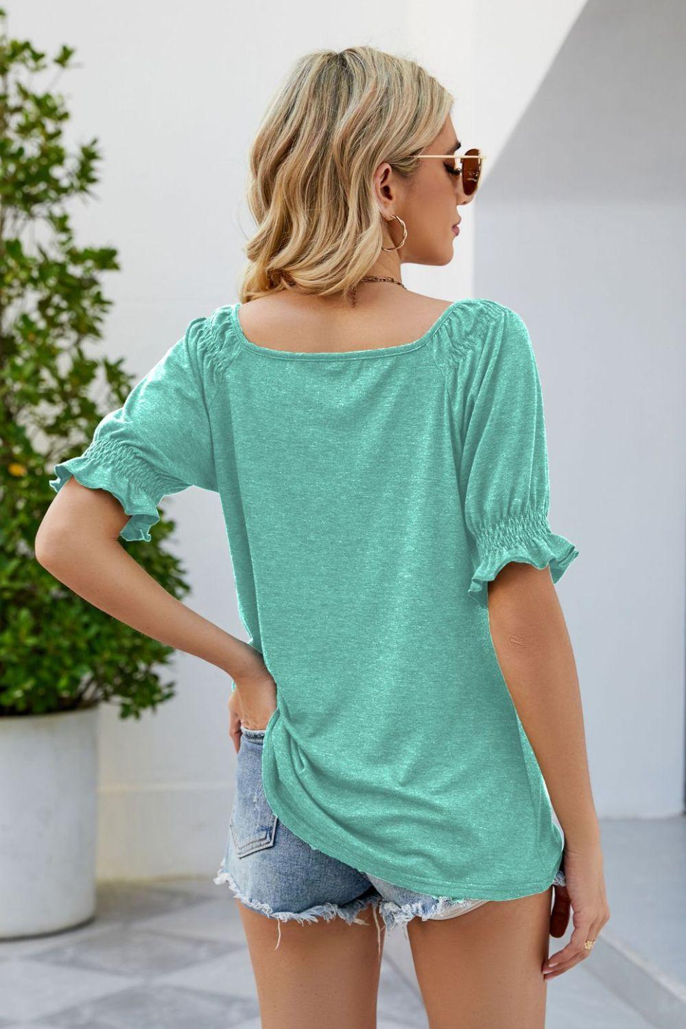 Decide The Vibe Half Sleeve Off Shoulder Blouse - MXSTUDIO.COM