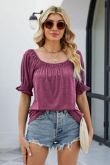 Decide The Vibe Half Sleeve Off Shoulder Blouse - MXSTUDIO.COM