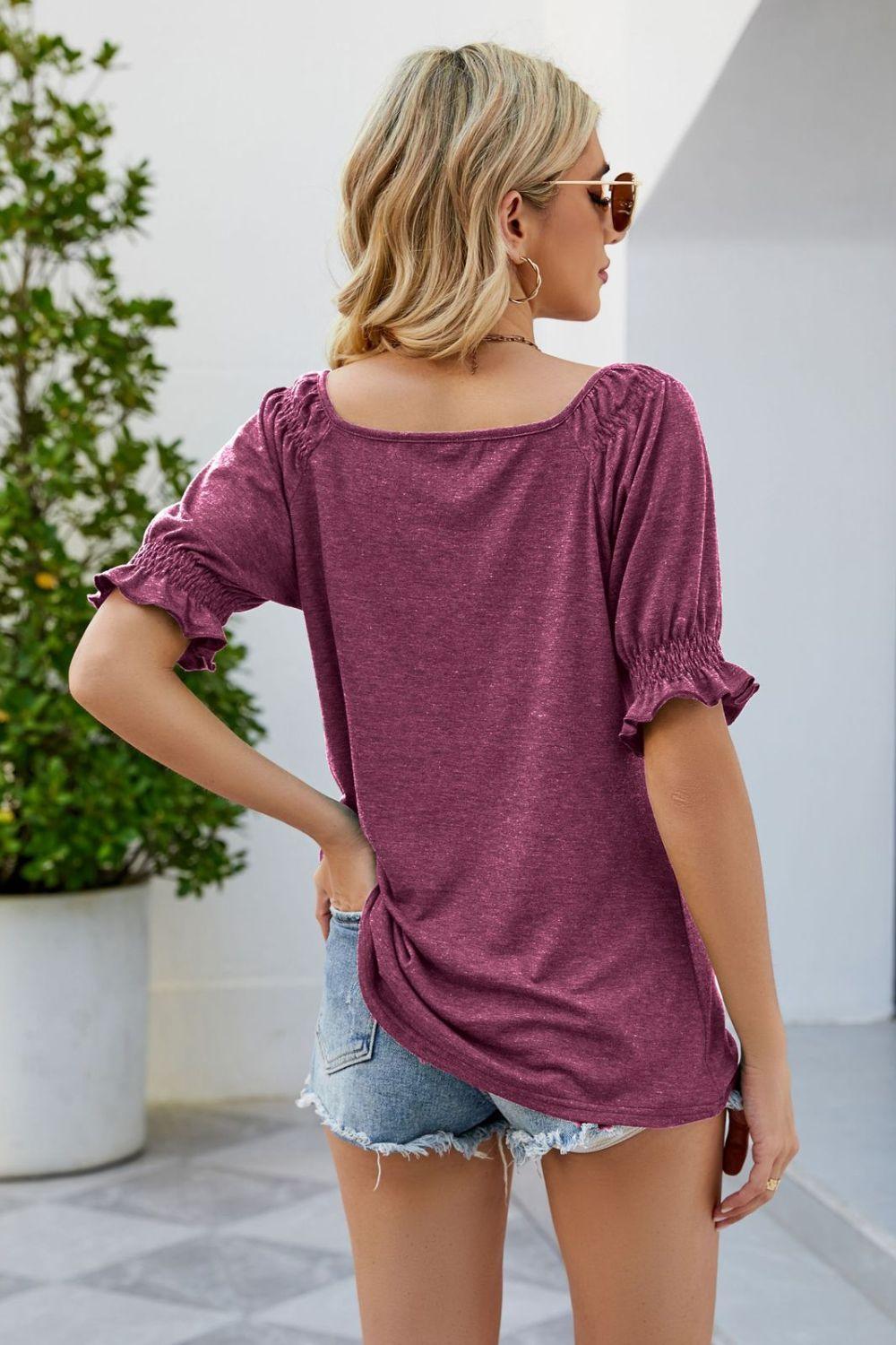 Decide The Vibe Half Sleeve Off Shoulder Blouse - MXSTUDIO.COM