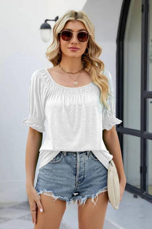 Decide The Vibe Half Sleeve Off Shoulder Blouse - MXSTUDIO.COM