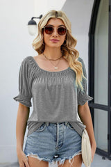 Decide The Vibe Half Sleeve Off Shoulder Blouse - MXSTUDIO.COM