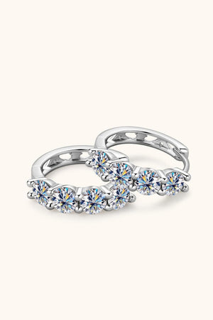 Dedicated 2.4 Carat Moissanite Earrings - MXSTUDIO.COM