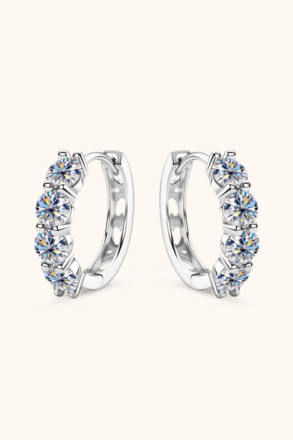 Dedicated 2.4 Carat Moissanite Earrings - MXSTUDIO.COM