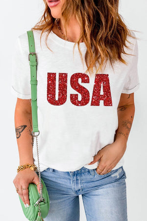 Dedicated Crew Neck USA Graphic Tee - MXSTUDIO.COM